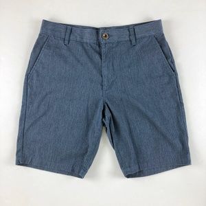 RVCA Mens Blue The Week-End Chino Shorts 31 x 9" Inseam